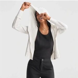 Cabi Debut Zip Up NWT White L